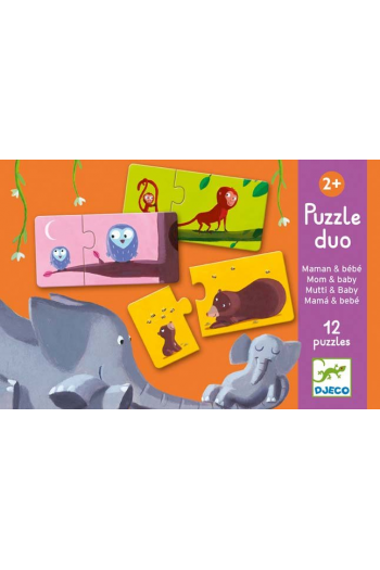 Puzzle duo - Mama i beba - slika proizvoda
