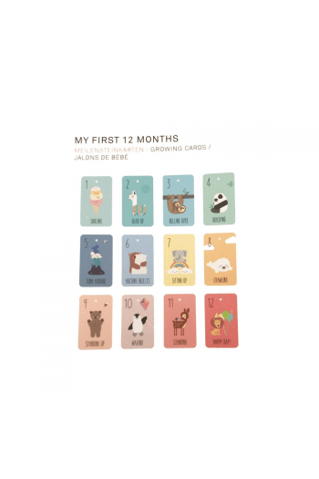 My first steps in life - 12 growing cards - slika proizvoda