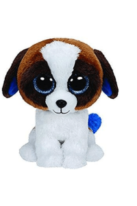 Beanie Boos DUKE - white/brown dog