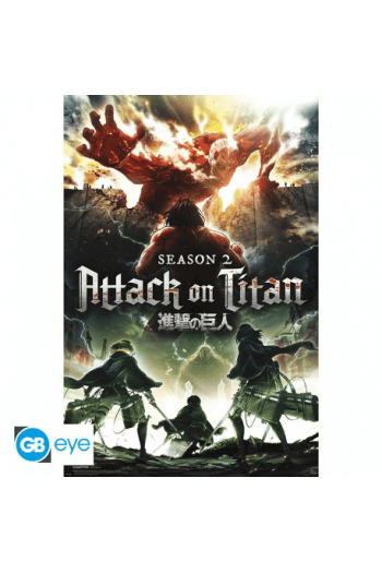 Attack On Titan - Poster "Key Art S2" (91.5X61) - slika proizvoda