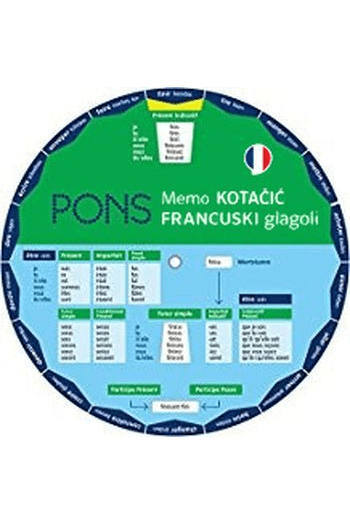 Memo kotačić FRANCUSKI glagoli - naslovnica