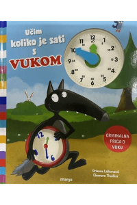 Učim koliko je sati s vukom (Slikovnica) - naslovnica