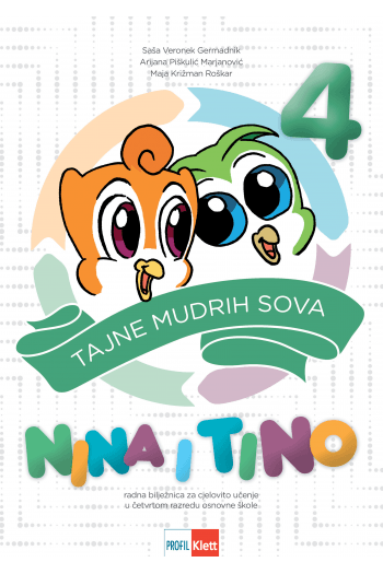 Nina i Tino 4, radna bilježnica za cjelovito učenje u trećem razredu OŠ - naslovnica