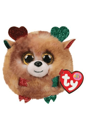 Ty Puffies Fudge Reindeer - Christmas Puffie - sob - slika proizvoda