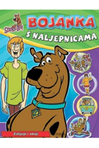 Scooby Doo Bojanka s Naljepnicama 1-2