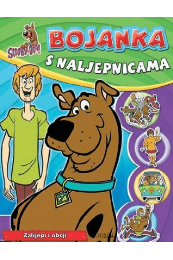 Scooby Doo Bojanka s Naljepnicama 1-2 - naslovnica