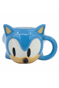 Stor Taza Ceramica 3D 400 ml En Caja Regalo Sonic Head