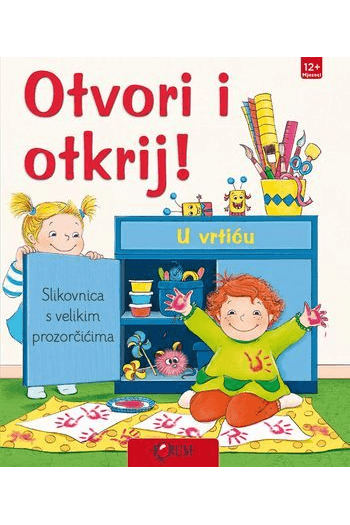 Otvori i otkrij! U vrtiću (Slikovnica) - naslovnica