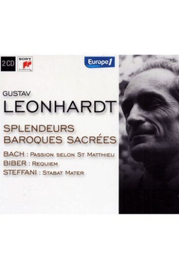 Leonhardt, Gustav - Splendeurs Baroques Sacrees Bach,Biber,Steffani CD - omot