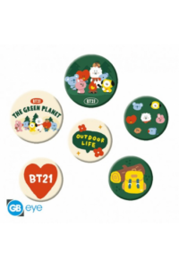 Bt21 - Badge Pack - Green Planet - slika proizvoda