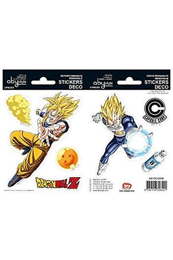DRAGON BALL -Stickers - 16x11cm/ 2 sheets - DBZ/ Goku-Vegeta X5 - slika proizvoda