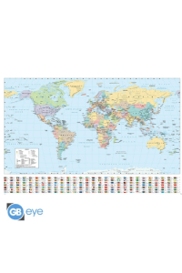 Harper Collins - Poster Maxi 91.5X61 - World Map 21 - slika proizvoda