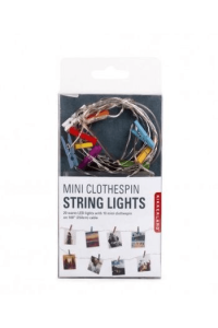 Mini Clothespin String Lights - slika proizvoda