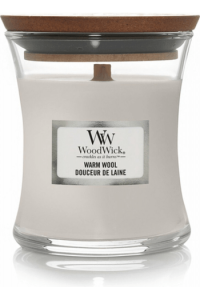 Svijeća WoodWick Classic mini Warm Wool