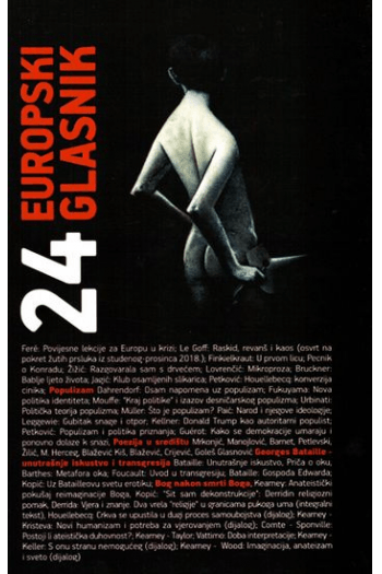 Europski glasnik - naslovnica