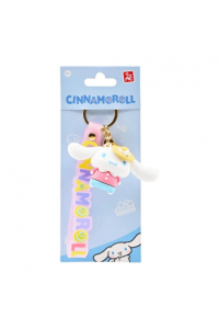 Yume Cinnamoroll Four Seasons Series Keychain With Hand Strap - Straw Hat
