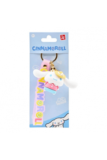 Yume Cinnamoroll Four Seasons Series Keychain With Hand Strap - Straw Hat - slika proizvoda