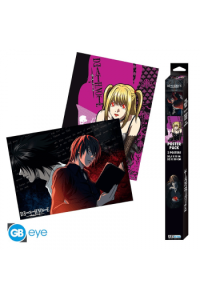 Death Note - Set 2 Chibi Posters - L vs Light & Misa (52X38) X4