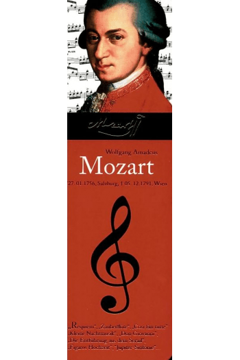 Označivač stranica, Art Nouveau, Mozart - slika proizvoda