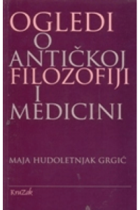 Ogledi o antičkoj filozofiji i medicini - naslovnica