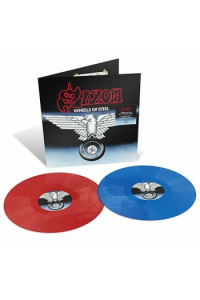 Saxon - Wheels Of Steel (RSD 2025 - 45th Anni. Edt. Red + Blue vinyl) LP - omot