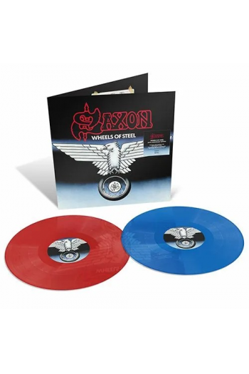 Saxon - Wheels Of Steel (RSD 2025 - 45th Anni. Edt. Red + Blue vinyl) LP - omot