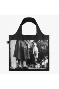 Loqi Ee.Dj - Elliott Erwitt - Dog Jumping Recycled Bag