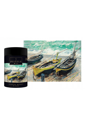 Puzzle 1000 komtuba ART. 2 Claude Monet " Three Fishing Boats" Interdruk - slika proizvoda