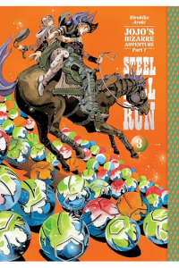 JoJos Bizarre Adventure: Part 7- Steel Ball Run, [Part 7] Vol. 03 (Manga) - naslovnica