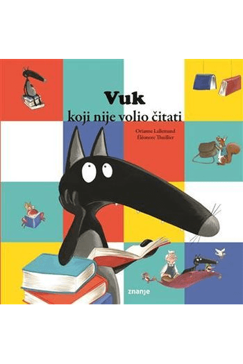 Vuk koji nije volio čitati (Slikovnica) - naslovnica