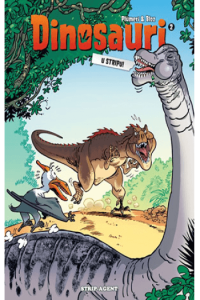 Dinosauri u stripu! knjiga 2 - naslovnica
