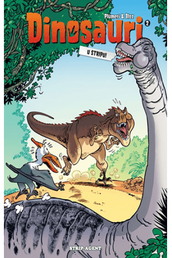 Dinosauri u stripu! knjiga 2 - naslovnica