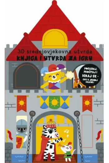 3D srednjovjekovna utvrda – knjiga i utvrda za igru knjiga