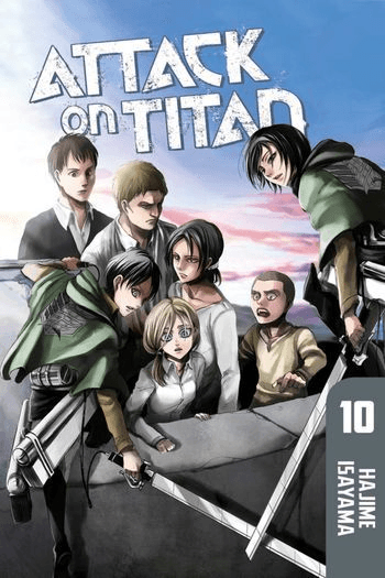 Attack on Titan, Vol. 10 (Manga) - naslovnica