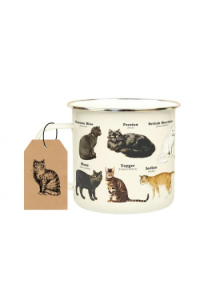 Cats Enamel Mug - slika proizvoda
