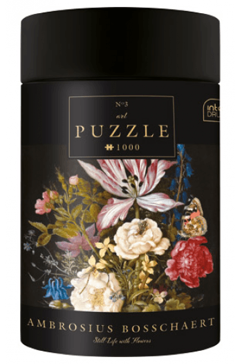 Puzzle 1000 kom tuba ART.3 Amrosius Bosschaert "Still-Life with Flowers" Interdruk - slika proizvoda
