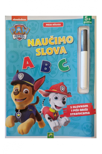 Paw Patrol - naučimo slova (Slikovnica) - naslovnica