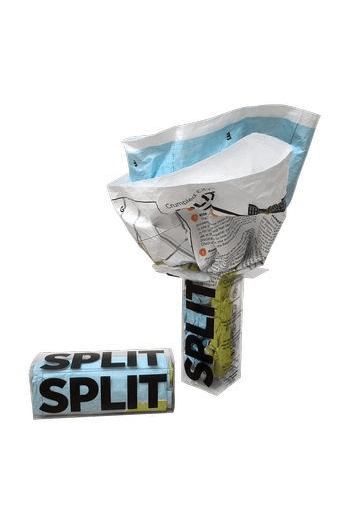 Turistički plan grada Splita (Crumpled City Map) - naslovnica