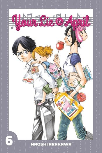 Your Lie in April, Vol. 06 (Manga) - naslovnica
