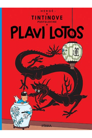 Tintinove pustolovine: Plavi lotos (Strip) - naslovnica
