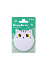 Blok Samoljepivi Itotal 7X7,8Cm Cat Bijeli Xl3102