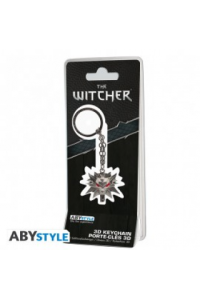 THE WITCHER - Keychain 3D "Wolf School Emblem" *