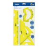 Geometrijski set veliki MILAN flex.resistant žuti acid bls P24/96 - slika proizvoda