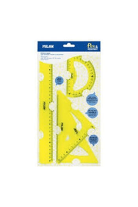 Geometrijski set veliki MILAN flex.resistant žuti acid bls P24/96 - slika proizvoda