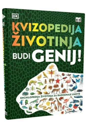 Kvizopedija životinja - Budi genij - naslovnica
