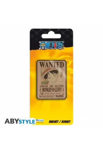 One Piece - Premium Magnet - Wanted Luffy - slika proizvoda