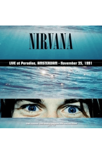 Nirvana - Live At Paradiso  Turquoise LP - omot