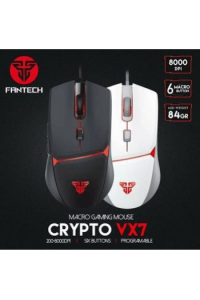 Miš gaming žični Fantech 8000 DPI Crypto VX7 crni