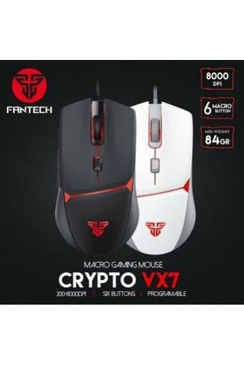 Miš gaming žični Fantech 8000 DPI Crypto VX7 crni - slika proizvoda