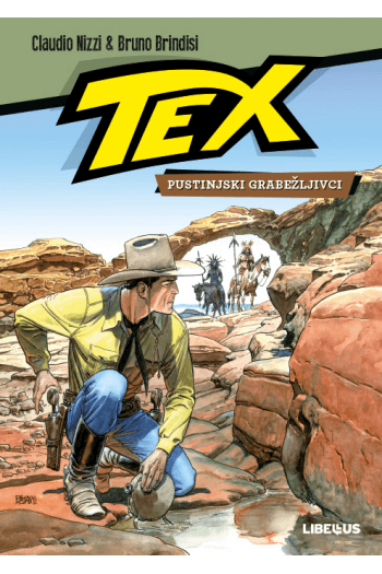 Tex Willer kolor gigant #16 - Pustinjski grabežljivci (Strip) - naslovnica